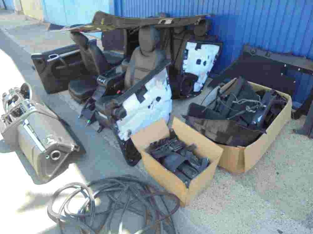 komplett sitz Lederausstattung schwarz Porsche Cayenne 9PA 2007-2009