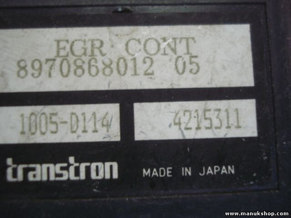 AGR Steuereinheit  Opel Monterey Isuzu Trooper 8970868012 05 897086801205