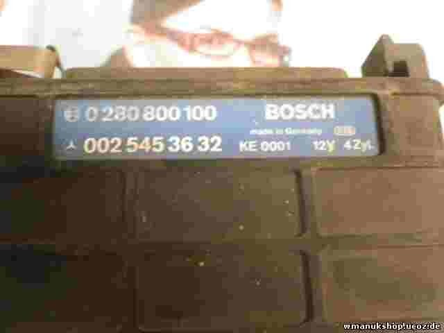 Motorsteuergerät Mercedes-Benz W 201 W 124 0025453632 BOSCH 0280800100