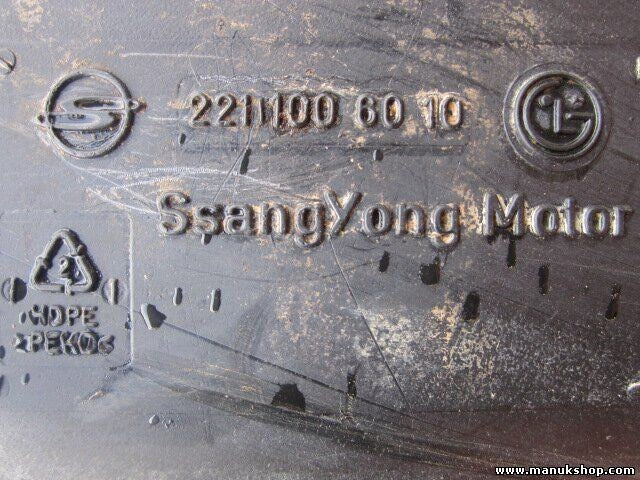 Tank Kraftstofftank SsangYong Korando (KJ) 2.9 2211006010 221 100 60 10