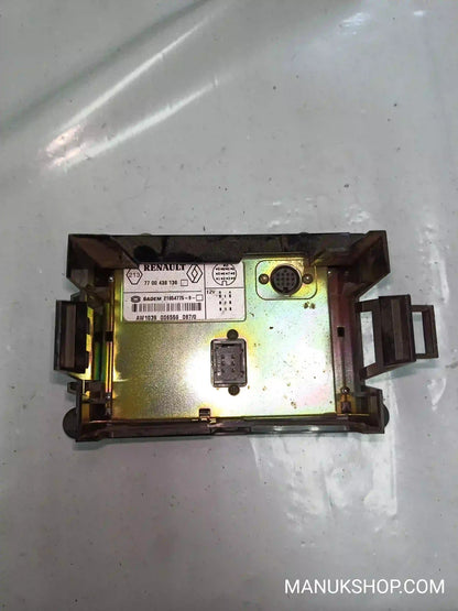 Navigation Display Renault Scenic 7700438136 77 00 438 136 SAGEM 21654775-9