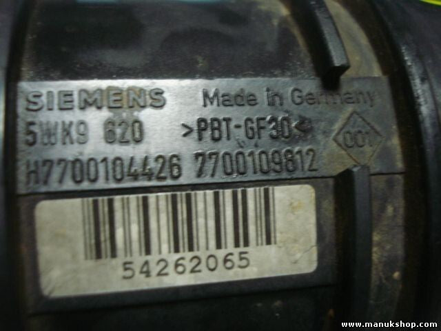 Luftmengenmesse Renault Nissan 7700109812 7700104426 H7700104426 SIEMENS 5WK9620
