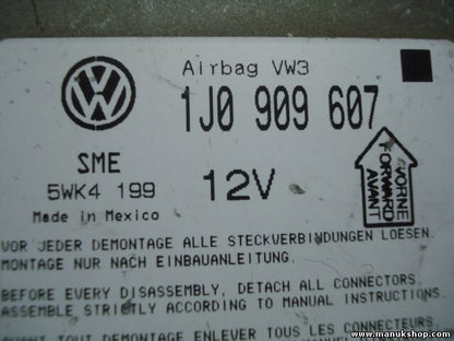 Airbagsensor Airbagsteuergerät Passat 3B2 1J0909607 1JO909607 SIEMENS 5WK4199