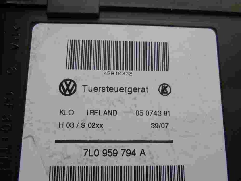 Fensterheber motor hinten rechts Audi Q7 VW 7L0959794A 0130821764 05074381