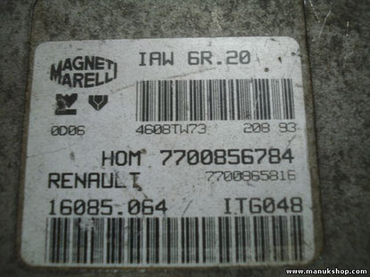 Motorsteuergerät Renault Twingo HOM7700856784 7700865816 IAW6R20 16085064 ITG048