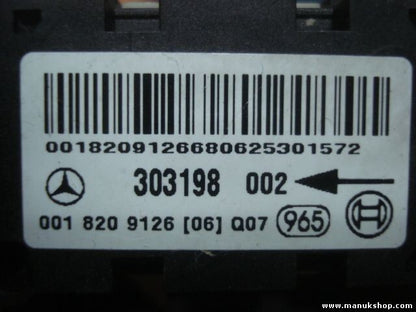 Airbagsensor Airbagsteuergerät Mercedes-Benz CL203 0018209126 303198002