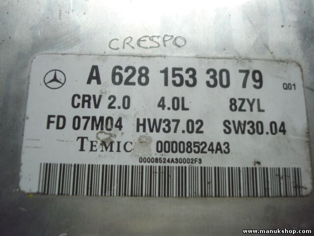 Motorsteuergerät Mercedes-Benz W220 A6281533079 CRV 2.0 07M04 TEMIC 00008524A3