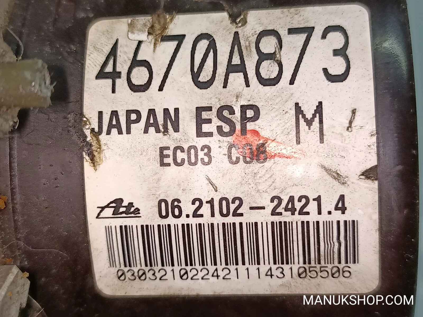 ABS Hydraulikblock Mitsubishi 4670A873 06210224214 06210965693 06261339761