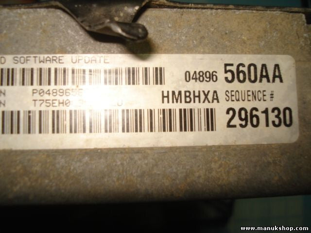 Motorsteuergerät Chrysler Stratus 04896560AA P04896560AA HMBHXA 296130