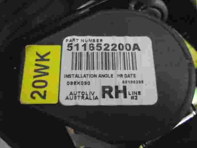 Sicherheitsgurt Gurt Kia Sportage 511652200A 888201F200 88820-1F200