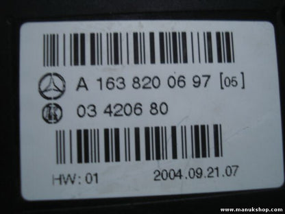 Fensterheber schalter Mercedes-Benz ML 320 2004 A1638200697 LK 03420680