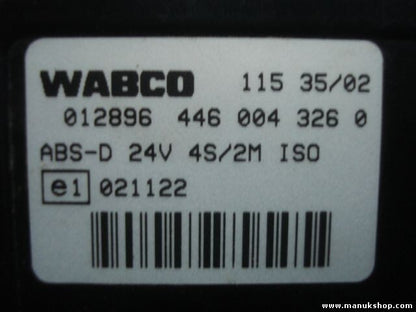 Steuergerät Suspension Man Daf 012896 1153502 115 35/02 WABCO 4460043260