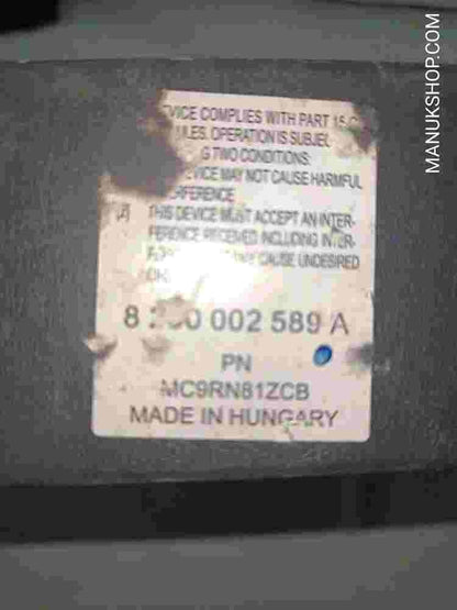 CD-Changer Renault Scenic MC9RN81ZCB 8200002589A 8 200 002 589 A