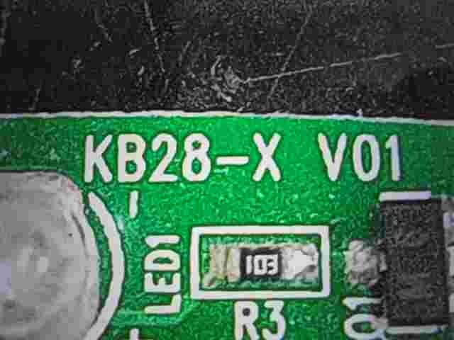 Funkfernbedienung Schlüssel Gehäuse  KB28XV01 KB28-X V01