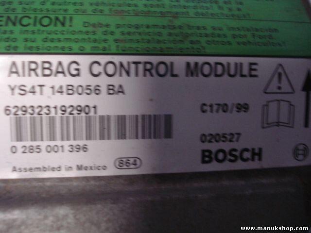 Airbagsensor Airbagsteuergerät Ford YS4T14B056BA YS4T 14B056 BA 0285001396