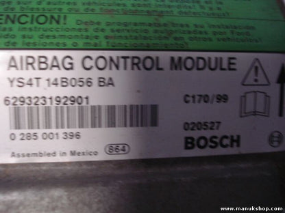 Airbagsensor Airbagsteuergerät Ford YS4T14B056BA YS4T 14B056 BA 0285001396