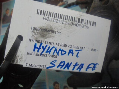 Turbolader Hyundai Sante FE 2.2 CRDi CAT 2823127800 D4EB D4EB 4913507300