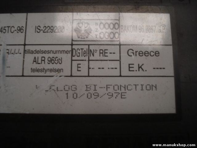 Steuergerät Zentralverriegelung Renault Espace Laguna 96000644R 7700416293B