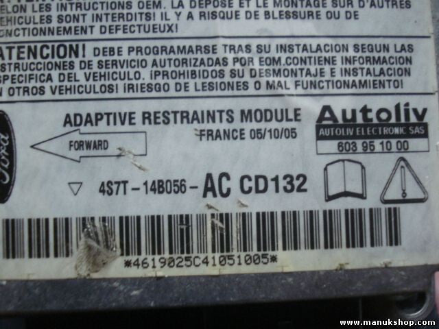 Airbagsensor Airbagsteuergerät Ford Mondeo 4S7T14B056AC 603951000