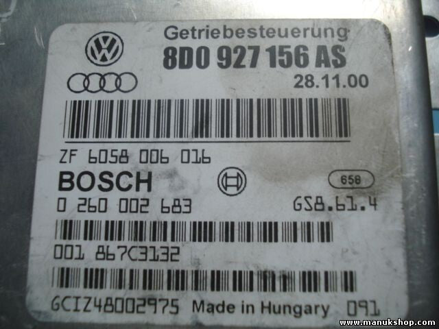 Getriebesteuergerät VW Passat Audi A4 GS8.861.4 GS88614 8D0927156AS