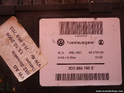 Fensterheber steuergerät VW Touareg 3D0959795E 3DO959795E 05074366 H03 S02XX
