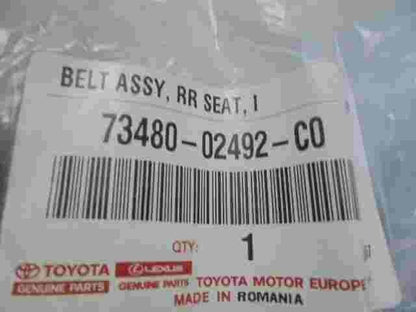 Gurtschloss Gurtschnapper hinten rechts Toyota Auris 7348002492C0 73480-02492-C0