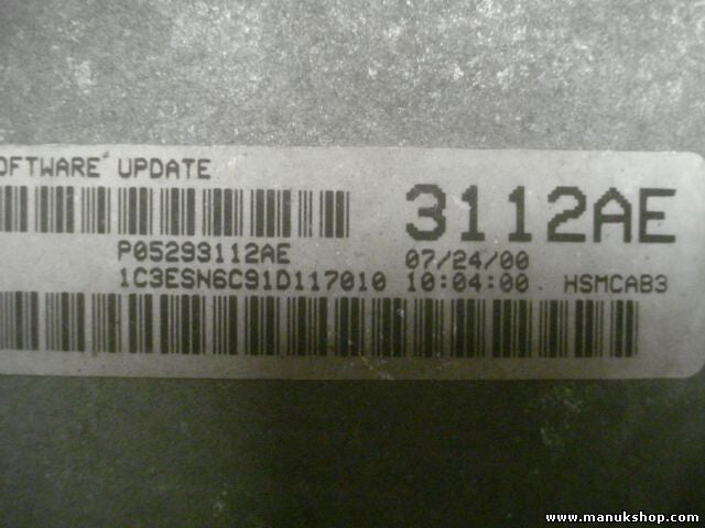 Motorsteuergerät Chrysler Neon P05293112AE 3112AE P05033080AB 05033080AB
