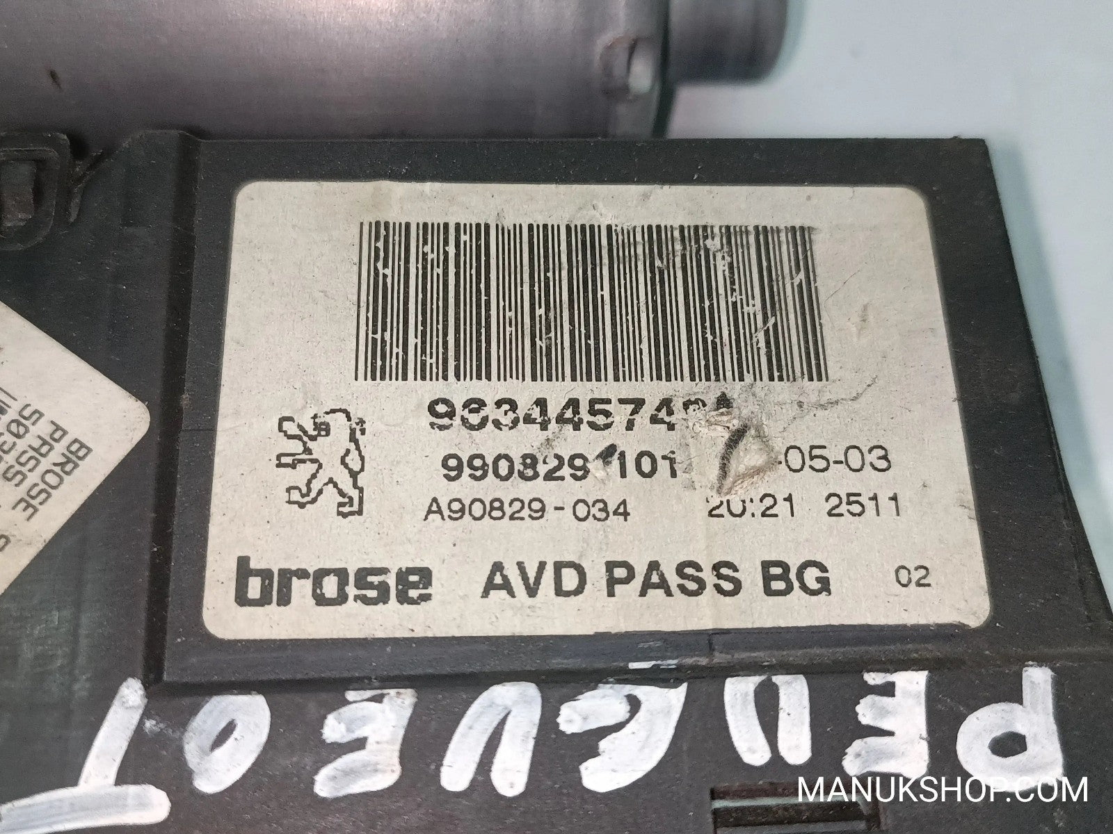 Fensterheber motor vorne recht Peugeot 307  9634457480 0130821766 A90829034