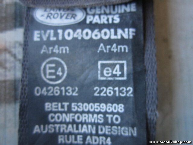 Sicherheitsgurt Gurt Land Rover Freelander EVL104060LNF E4 0426132 226132