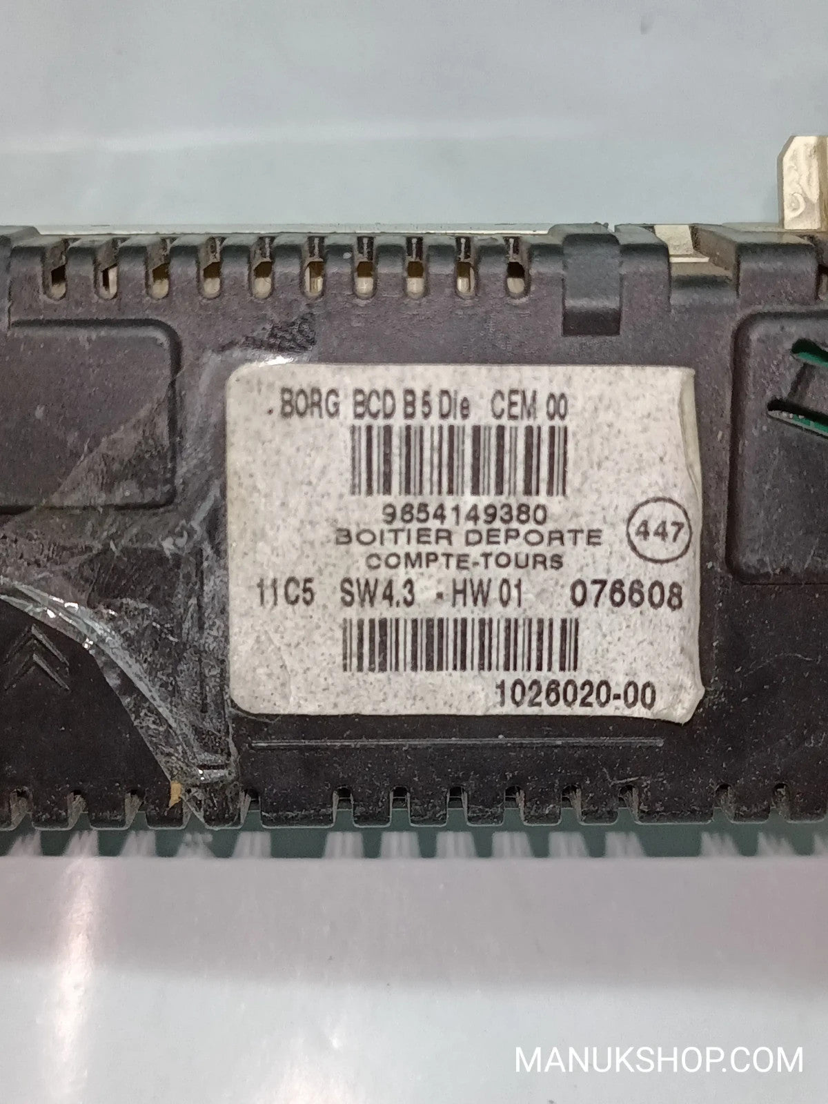 Bordcomputer Citroen C4 102602000 1026020-00 9654149380 076608 SW4.3 HW01