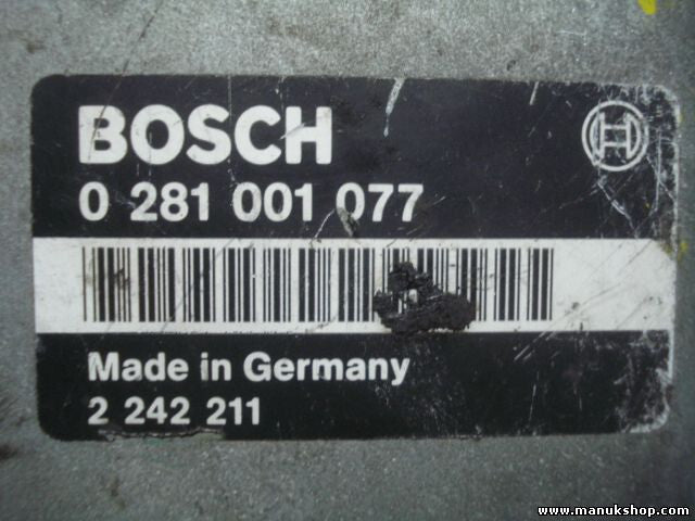 Motorsteuergerät BMW E34 E32 E30 2242211 22436225tS BOSCH 0281001077