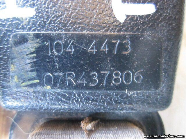 Gurtschloss Gurtschnapper hinten mittel Opel A 07R437806 07R 437 806  1044473