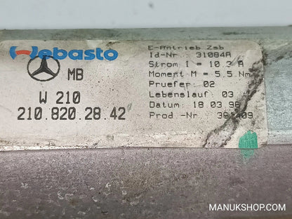 Schiebedachmotor Mercedes-Benz W210 2108202842   BOSCH 0390201608 0 390 201 608