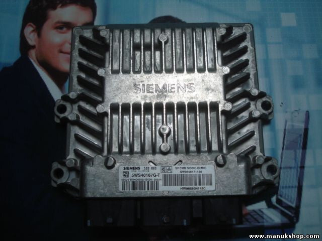 Motorsteuergerät Peugeot 407 SW9656171180 HW9655041480 SIEMENS 5WS40167GT