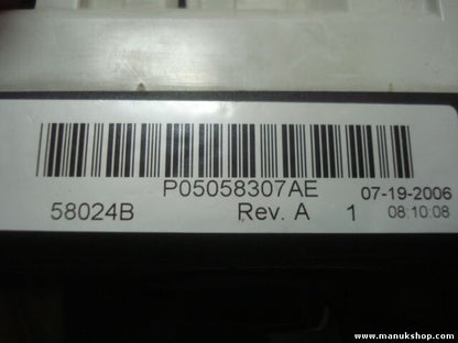 Klimabedienteil Dodge 58024B P05058307AE 05058307AE 05058307