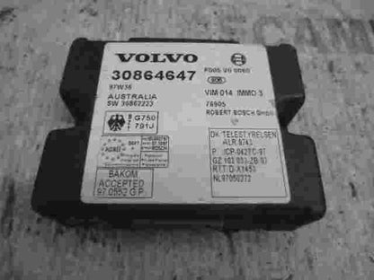 Steuergerät Wegfahrsperre Alarmmodul Volvo S40 V40 97W36 30864647 F005V00060