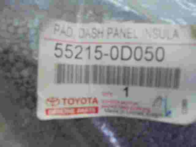 Dash Panel Insulator Pad  Toyota Yaris 552150D050 55215-0D050