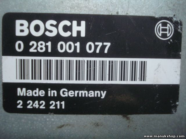 Motorsteuergerät BMW E34 E32 2242211 2244126 5t7 BOSCH 0 281 001 077 0281001077