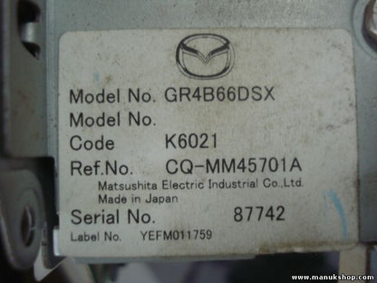 Radio CD Mazda 6 727083 Panasonic GR4B66DSX CQMM4570AK CQ-MM4570AK CQ-MM45701A