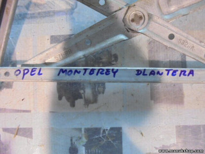 Fensterheber mechanisch manuell Vorne rechts Opel Monterey 571RH 63212B 63211A