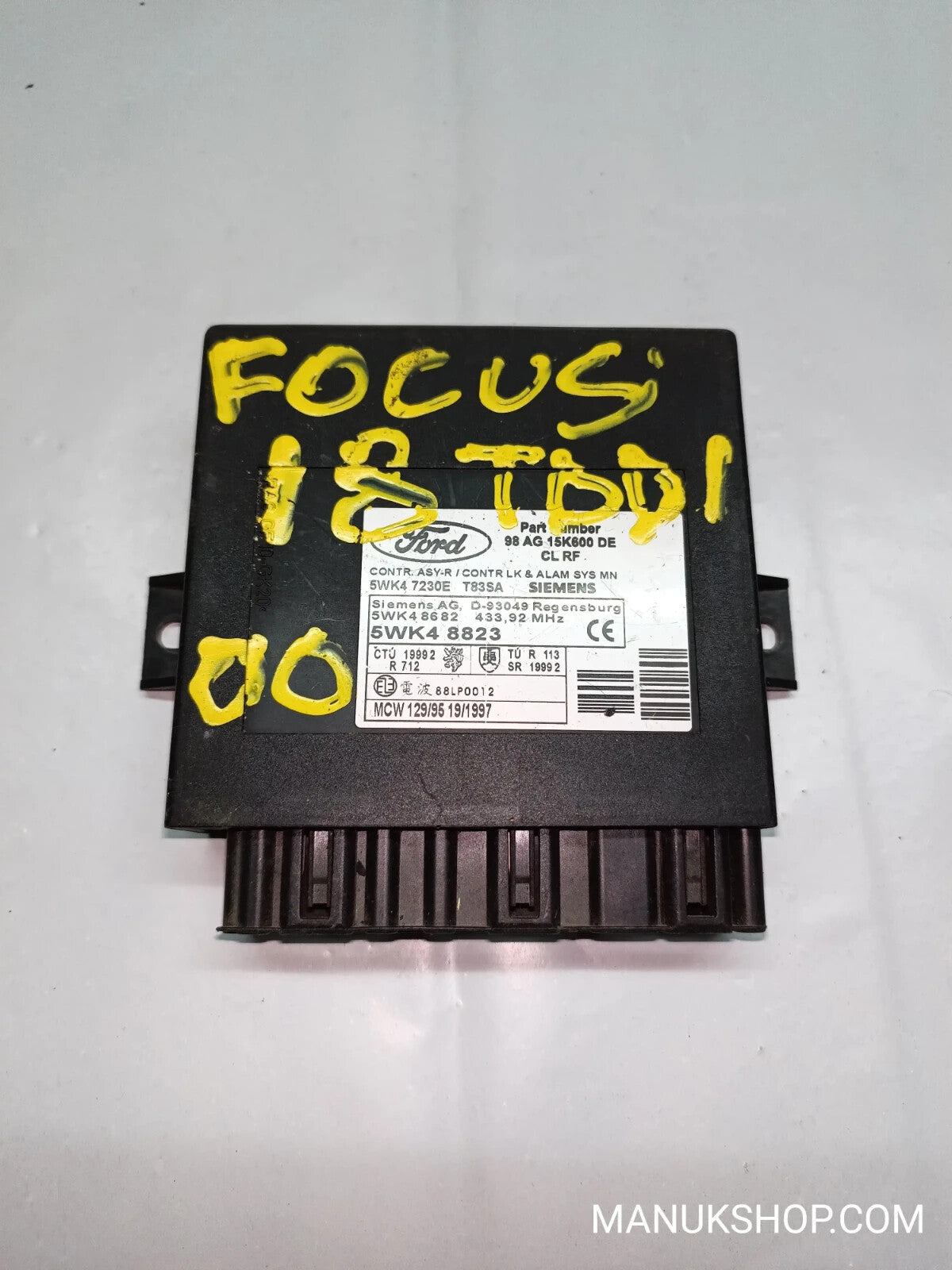 Komfortsteuergerät KSG Ford 98AG15K600DE 98 AG 15K600 DE 5WK47230E 5WK48823