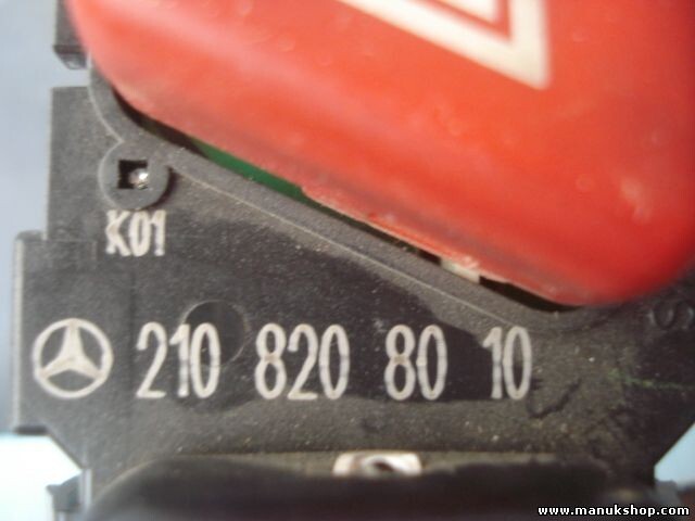 Warnblinkschalter Mercedes-Benz W210 K01 210 820 80 10 2108208010