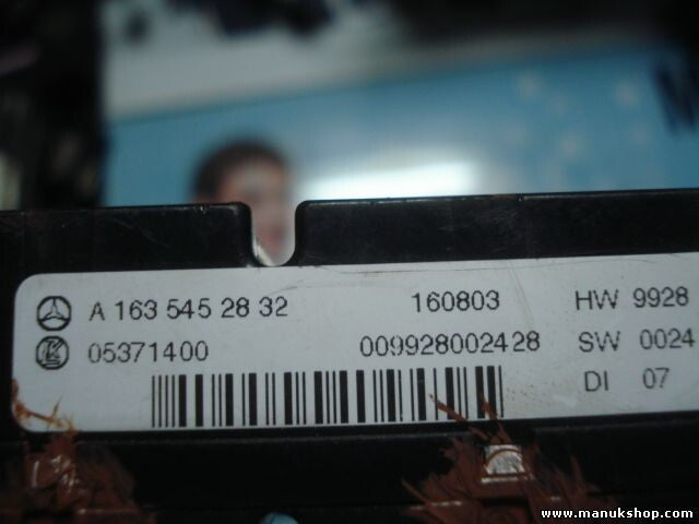 Sicherungskasten Mercedes-Benz A1635452832 A 163 545 28 32 LK 05371400 170800 HW