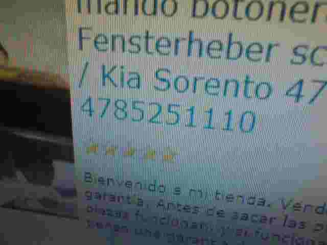 Fensterheber schalter abdeckung Kia Sorento 4785251110 478525-1110