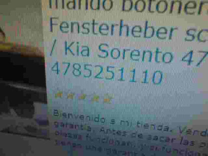 Fensterheber schalter abdeckung Kia Sorento 4785251110 478525-1110
