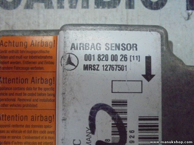 Airbagsensor Airbagsteuergerät Mercedes-Benz W210 TEMIC 0018200026 (11)