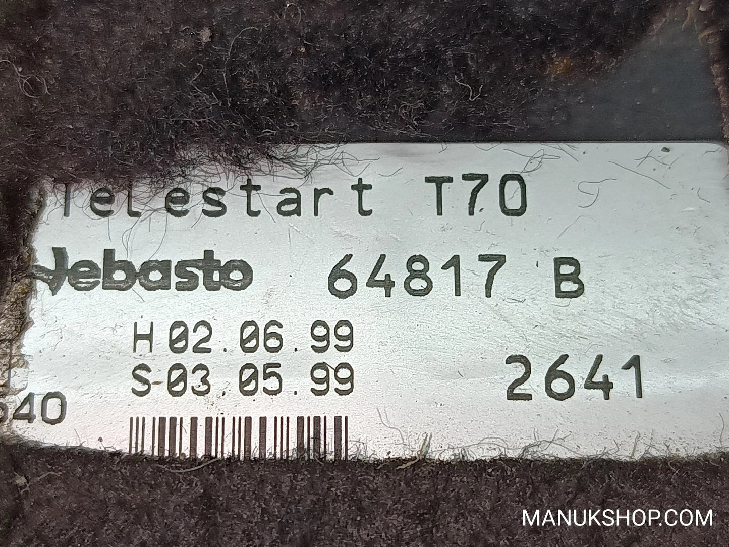 Standheizung Steuergerät BMW 5 E39 Telestart T70 Webasto 64817B 64817 B T7052641