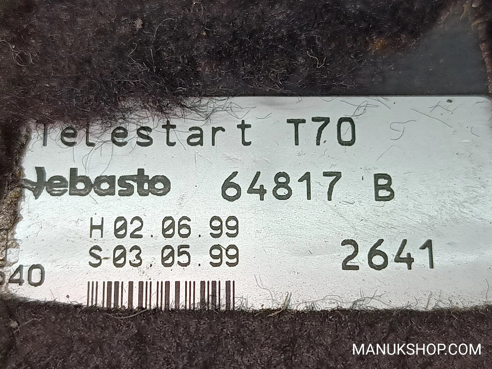 Standheizung Steuergerät BMW 5 E39 Telestart T70 Webasto 64817B 64817 B T7052641