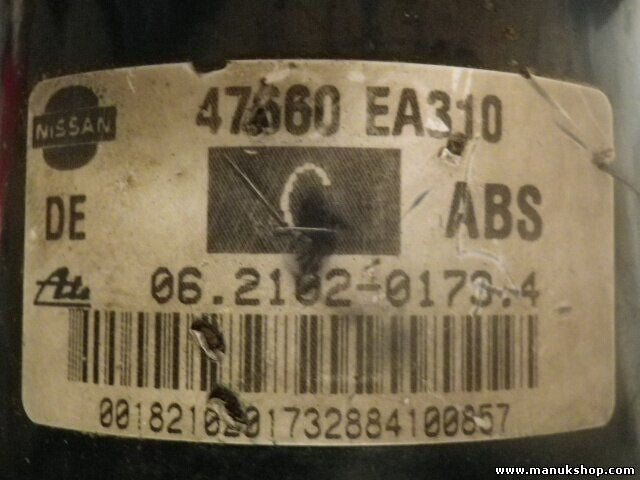 ABS Hydraulikblock Nissan Navara 47660EA310 ATE 06210201734 06210903323