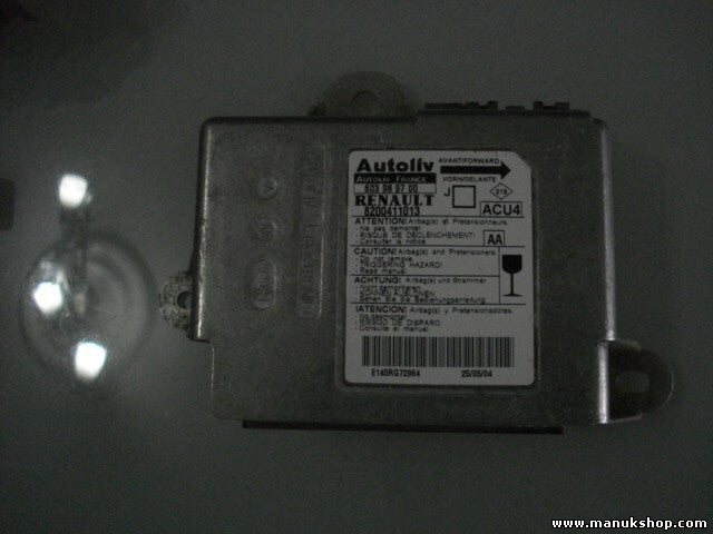 Airbagsensor Airbagsteuergerät Renault Scenic JM 1,9 2003 8200411013 603989700